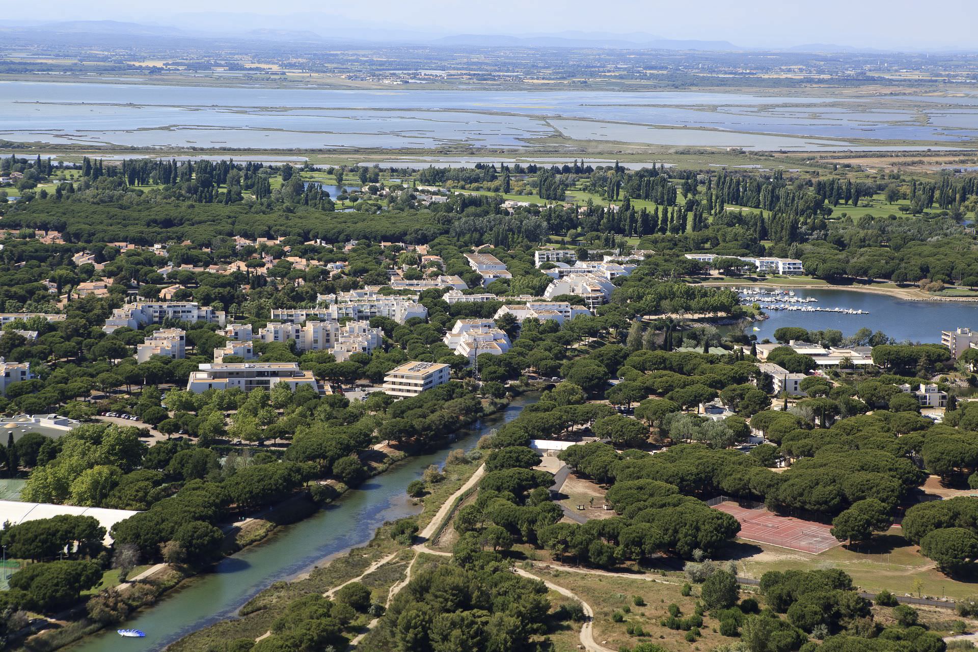 Vue aérienne de la Grande Motte