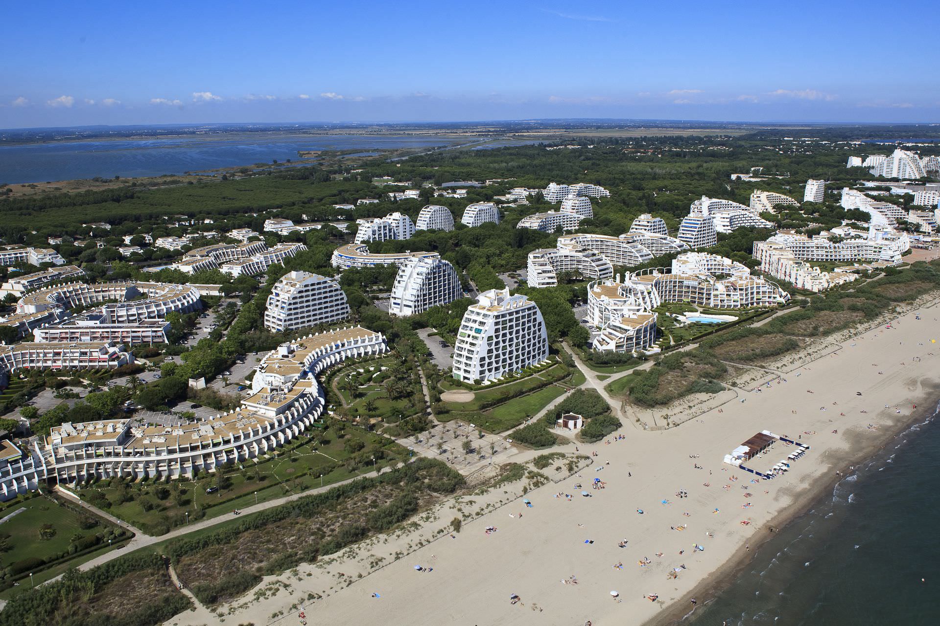 Vue aérienne La Grande Motte