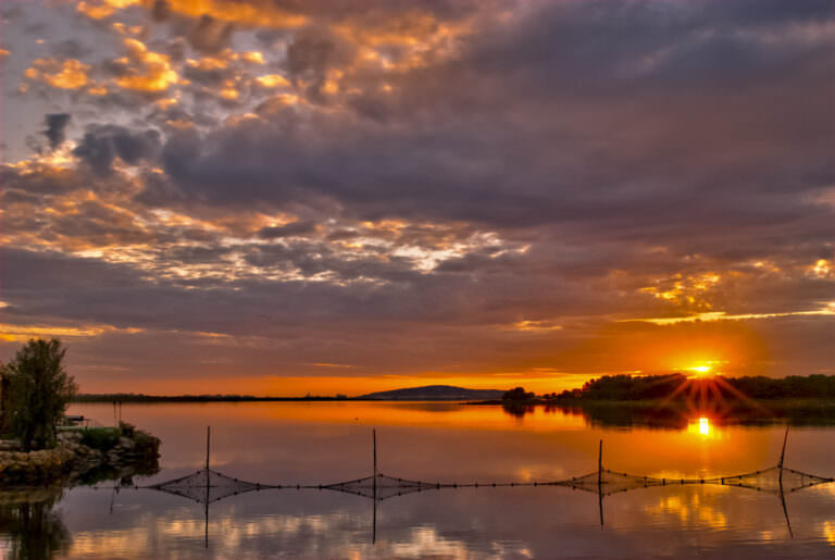 Coucher de soleil à Frontignan