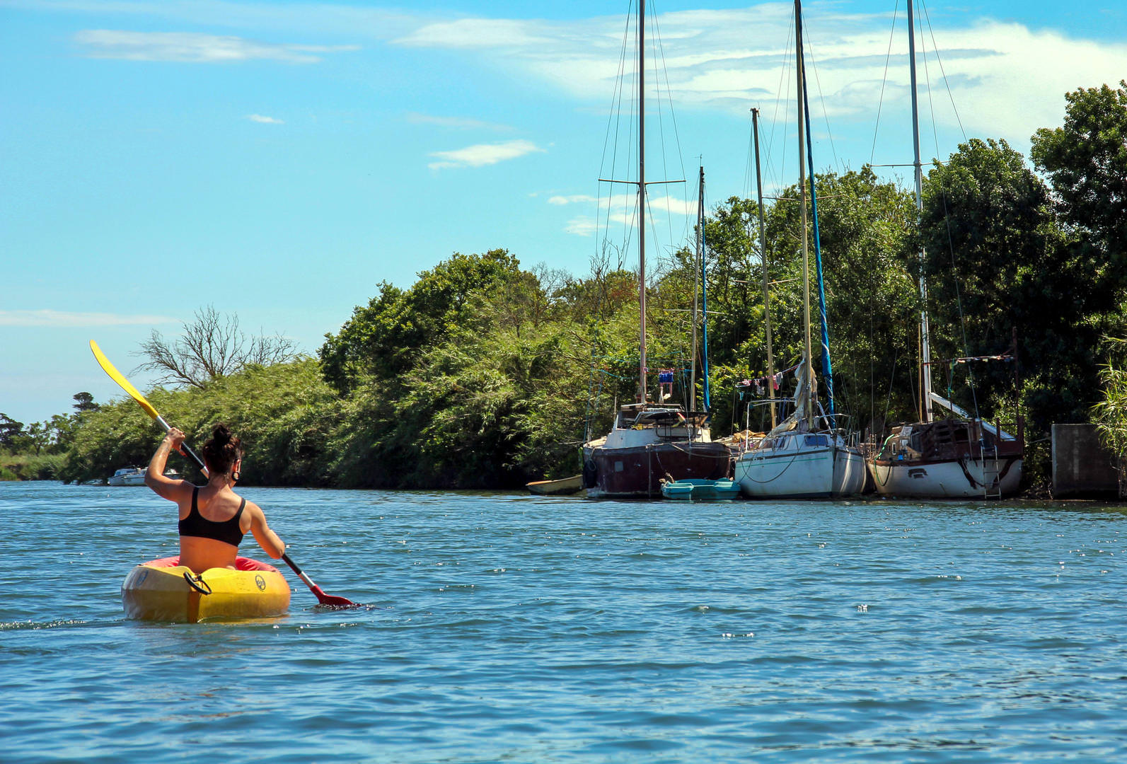 Canoë sur l'Orb à Béziers avec Bayou Canoë