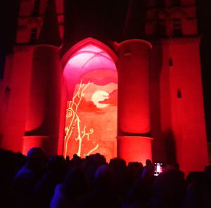 Coeur de Ville en Lumière - spectacle sur la cathédrale de Montpellier