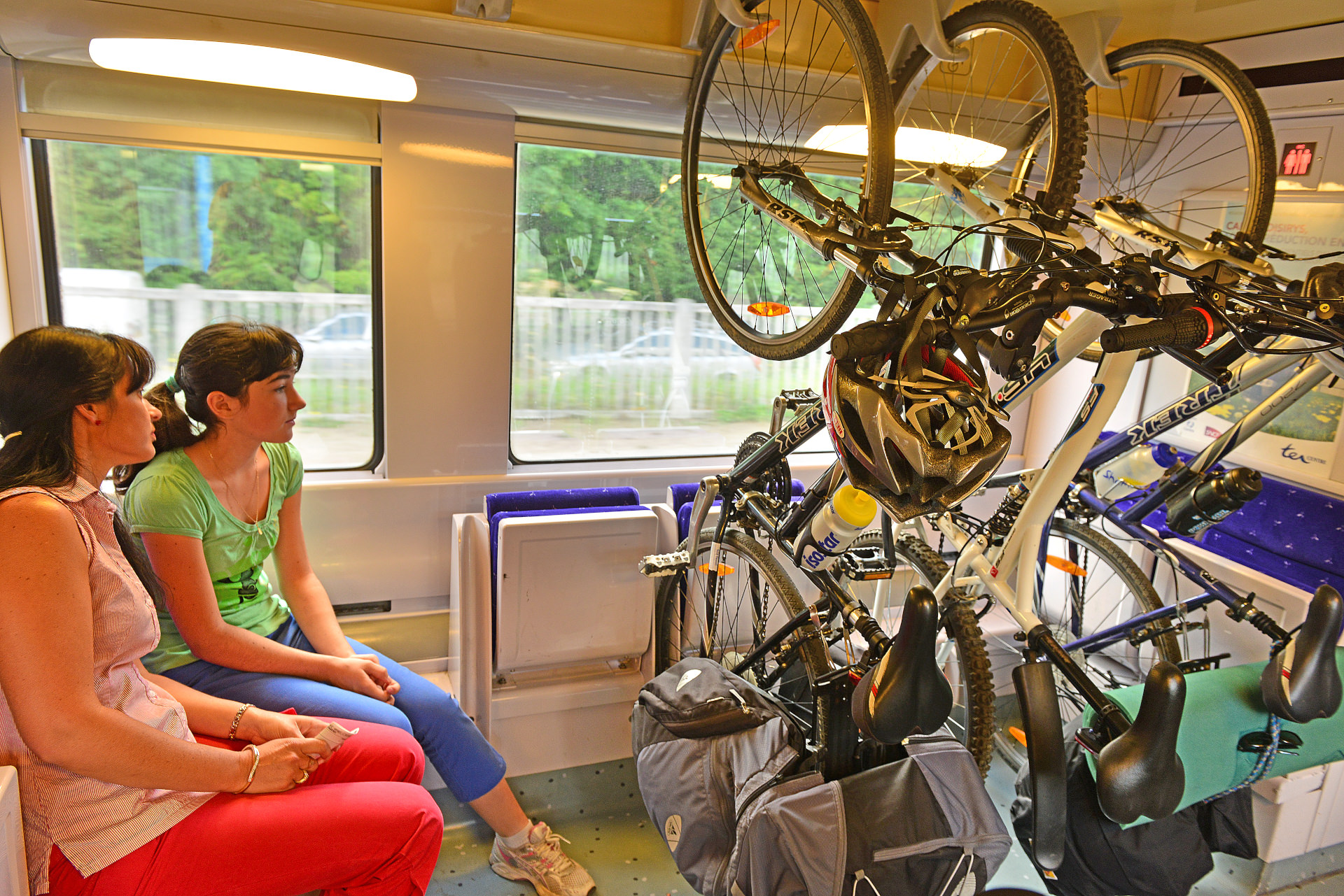 Vélos dans le train © Joël Damase