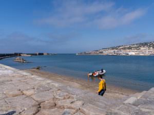 Pause au Brise lames à Sète lors d'une balade avec Thau Excursions