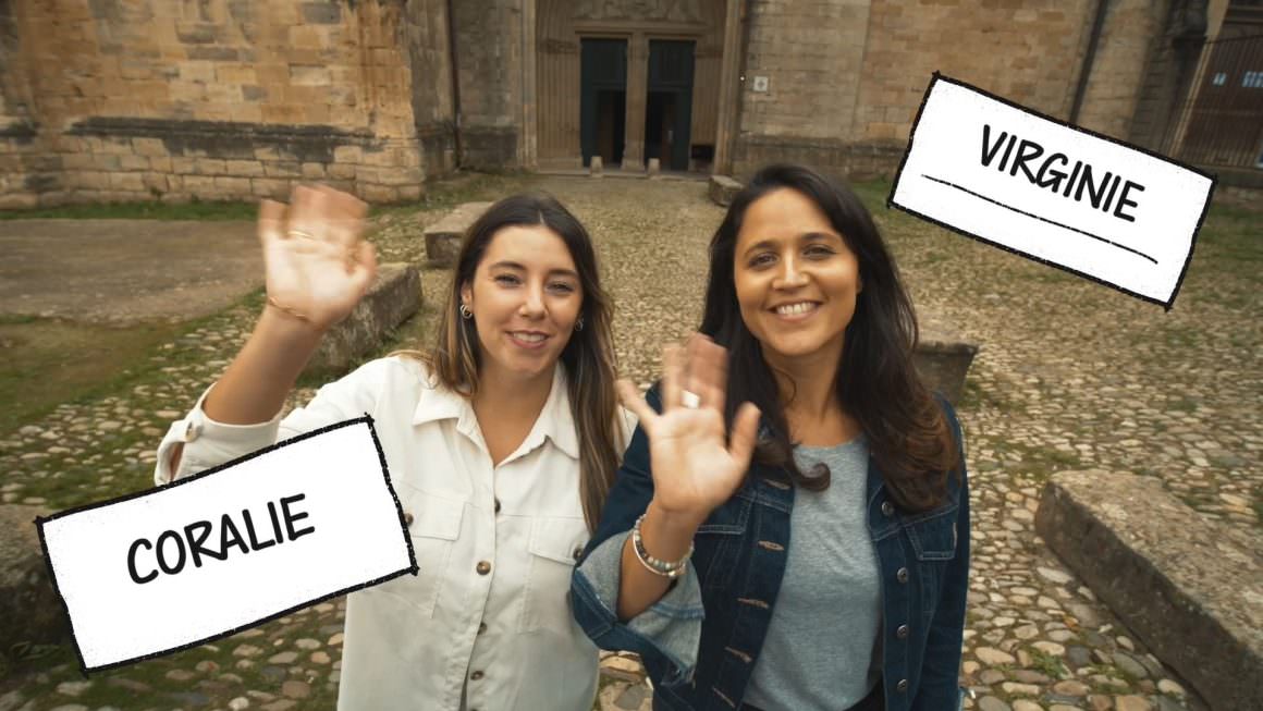 Coralie et Virginie en visite à Lodève dans le Lodévois et Larzac