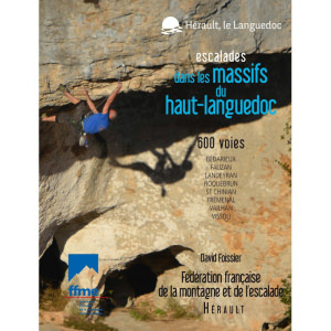 couv topo escalades dans les massifs du Haut Languedoc © CT34 FFME