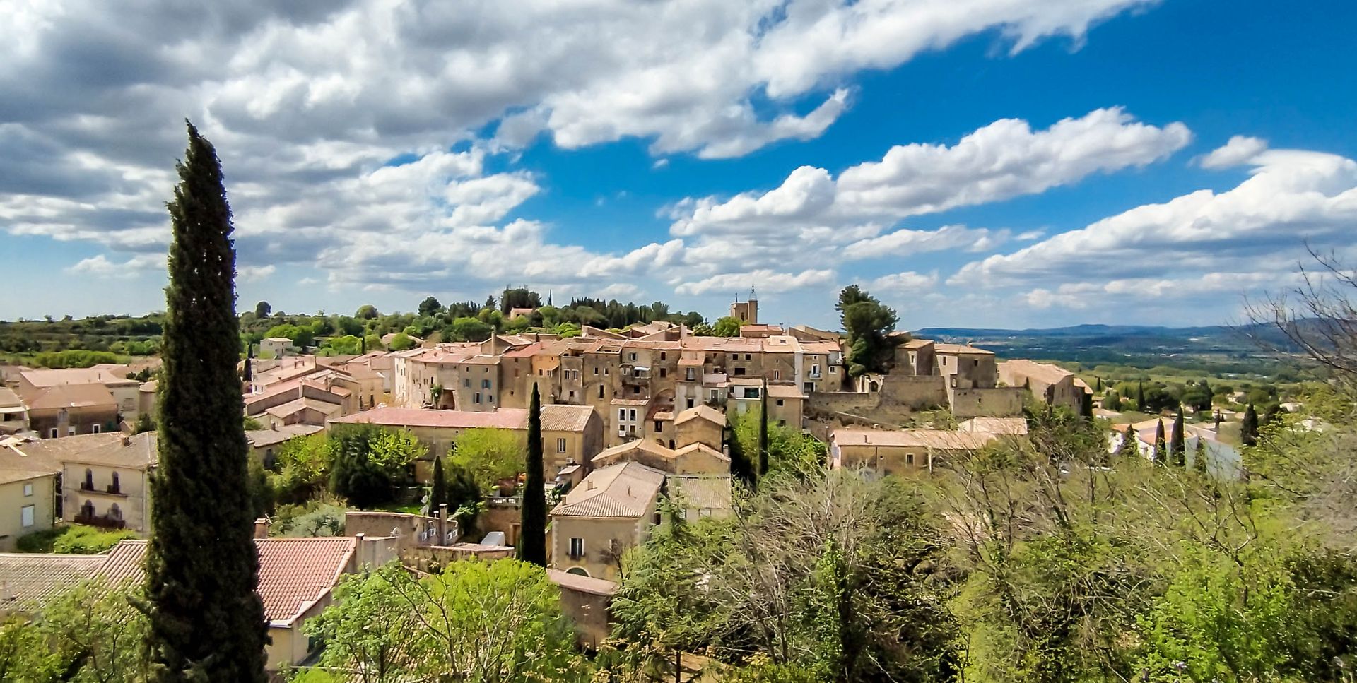 Le village du Pouget en Languedoc Coeur d'Hérault