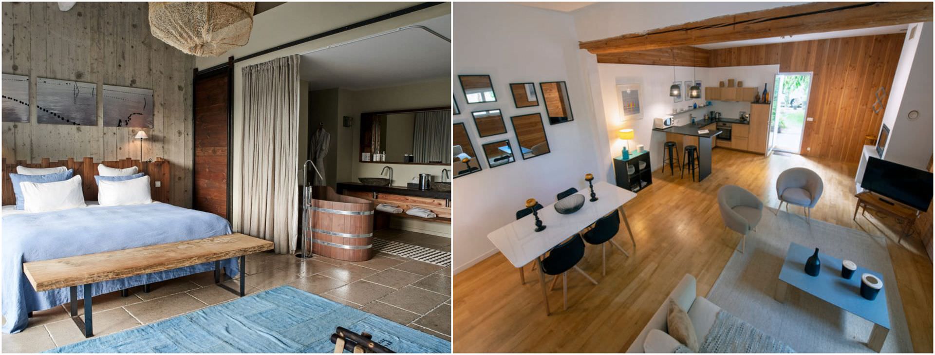 © Domaine Tarbouriech & Domaine Saint-André Lodge cabanier au Domaine Tarbouriech et gîte bleu azur au Domaine Saint-André