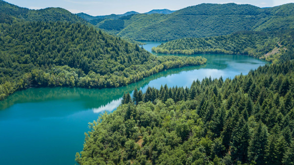 Lac des Monts d'Orb à Avène