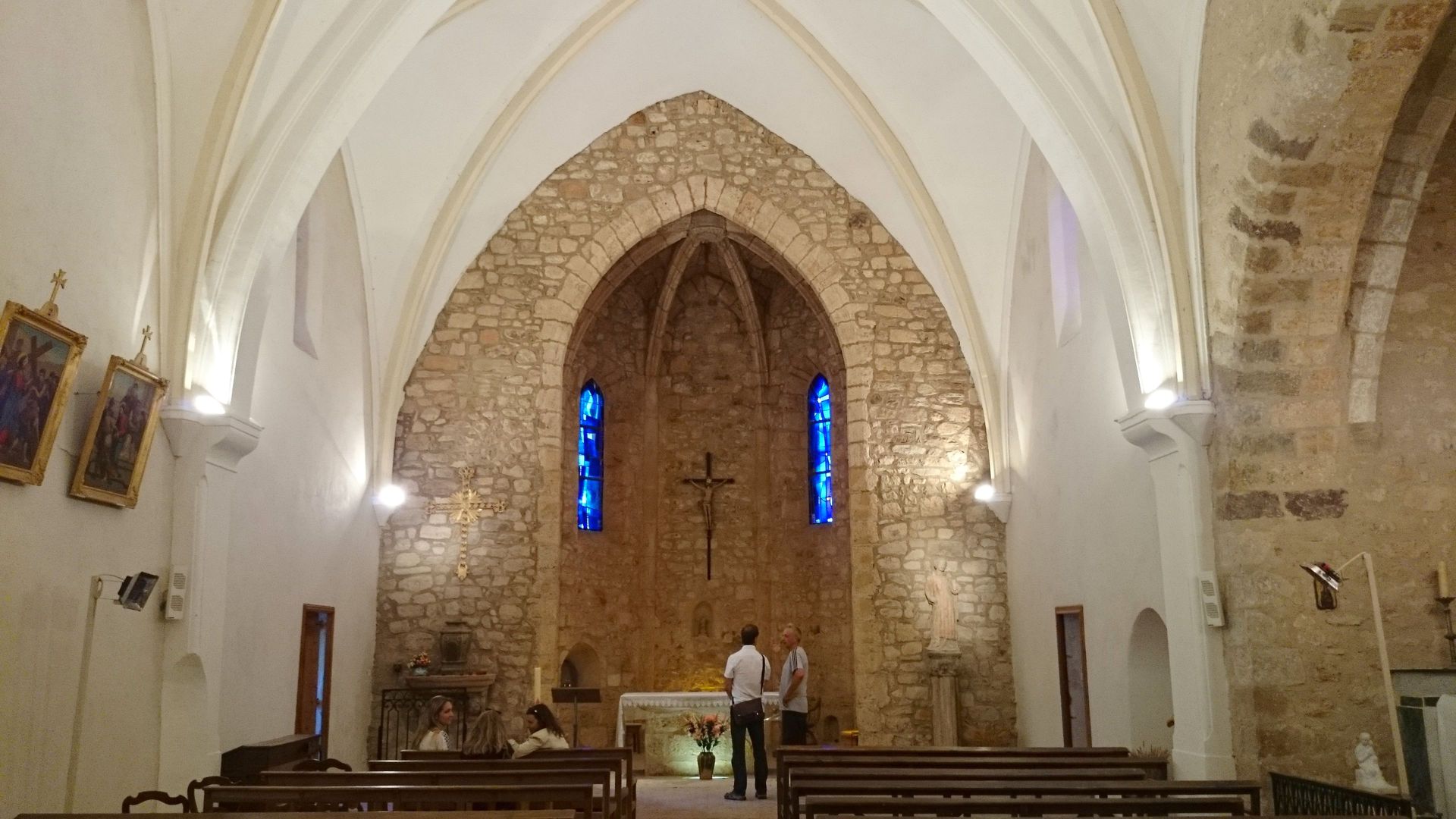 Eglise Saint-Baudile à Montouliers © Eric Brendle Intérieur de l'église Saint-Baudile à Montouliers