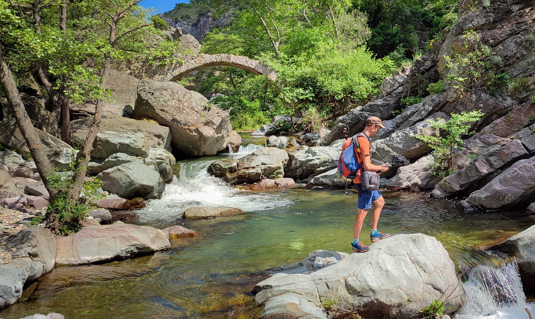 Carnets de Rando dans les gorges du Brian © E.Brendle Carnets de Rando dans les gorges du Brian © E.Brendle