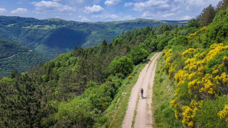 Gravel sur le plateau de Grézac