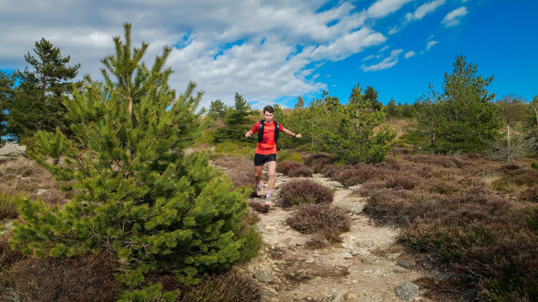 En mode trail dans les montagnes du Caroux