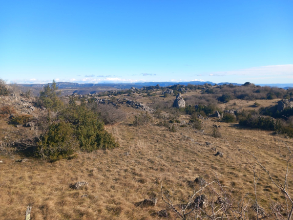 Vue sur le Causse du Larzac