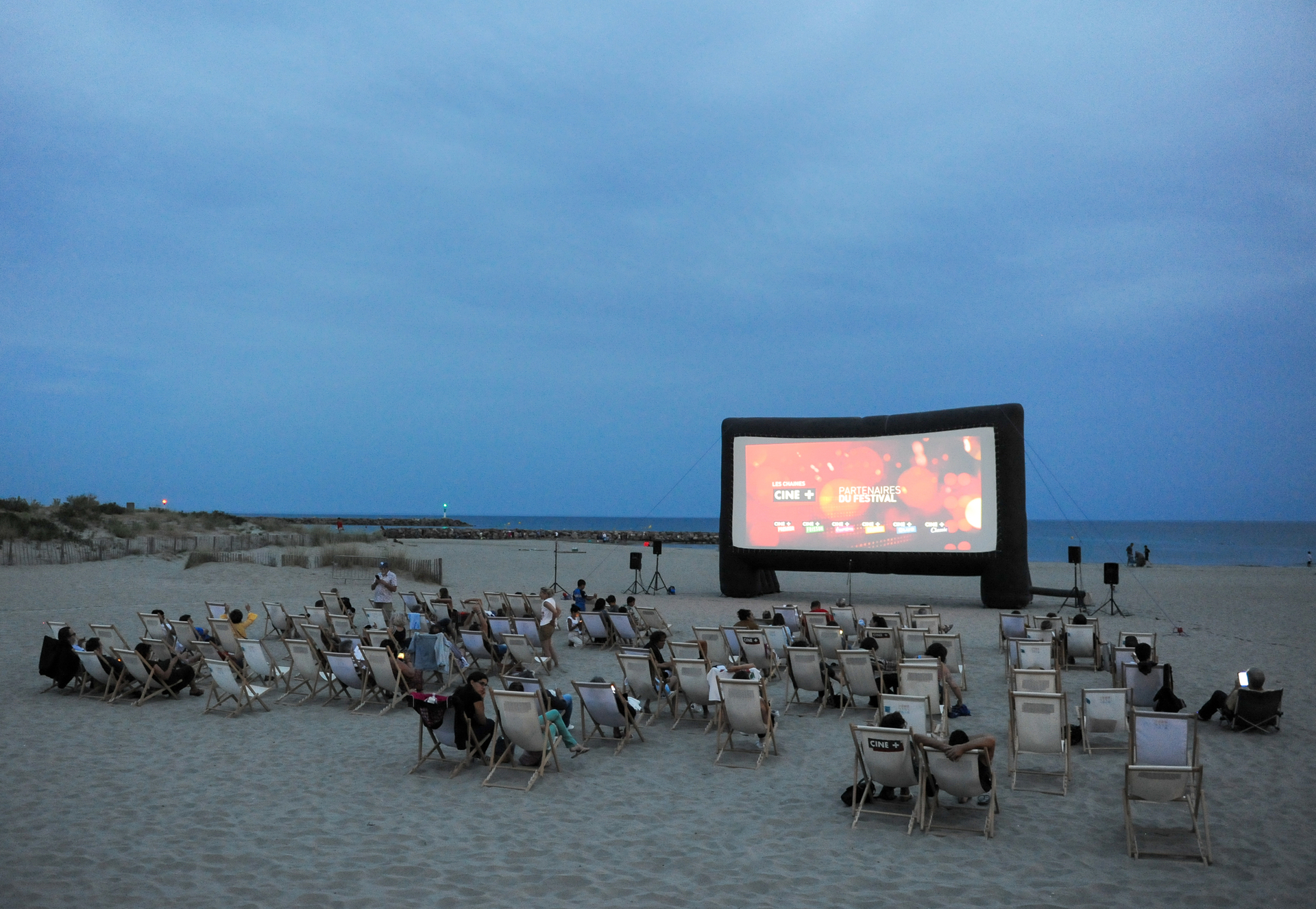 Sunsète festival, cinéma sur la plage à Sète