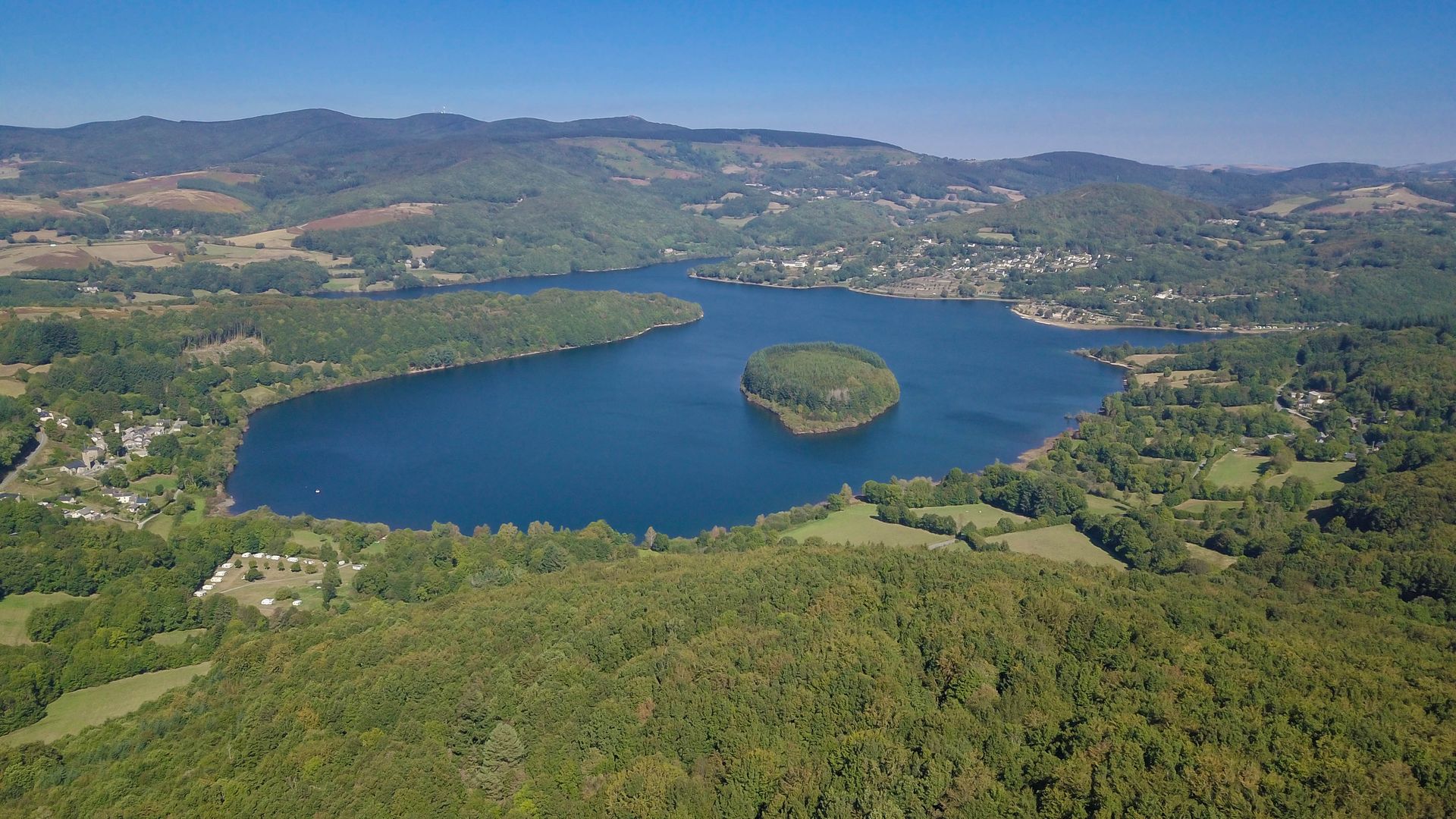 Le Lac du Laouzas dans le Haut-Languedoc