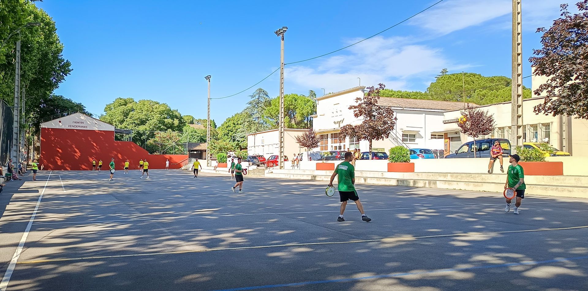 Match de tambourin Vendémian - Cournonsec au coeur du village de Vendémian