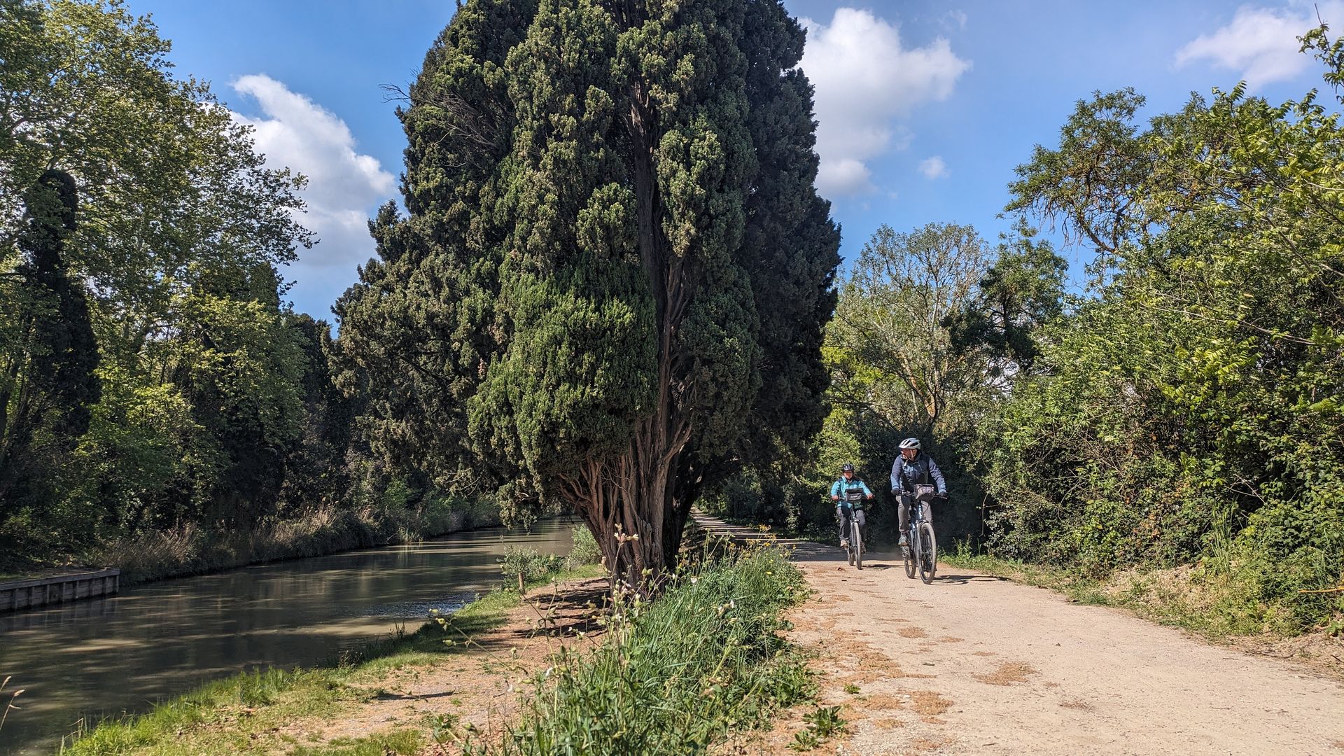 canal du midi - arrivée à Carcassonne