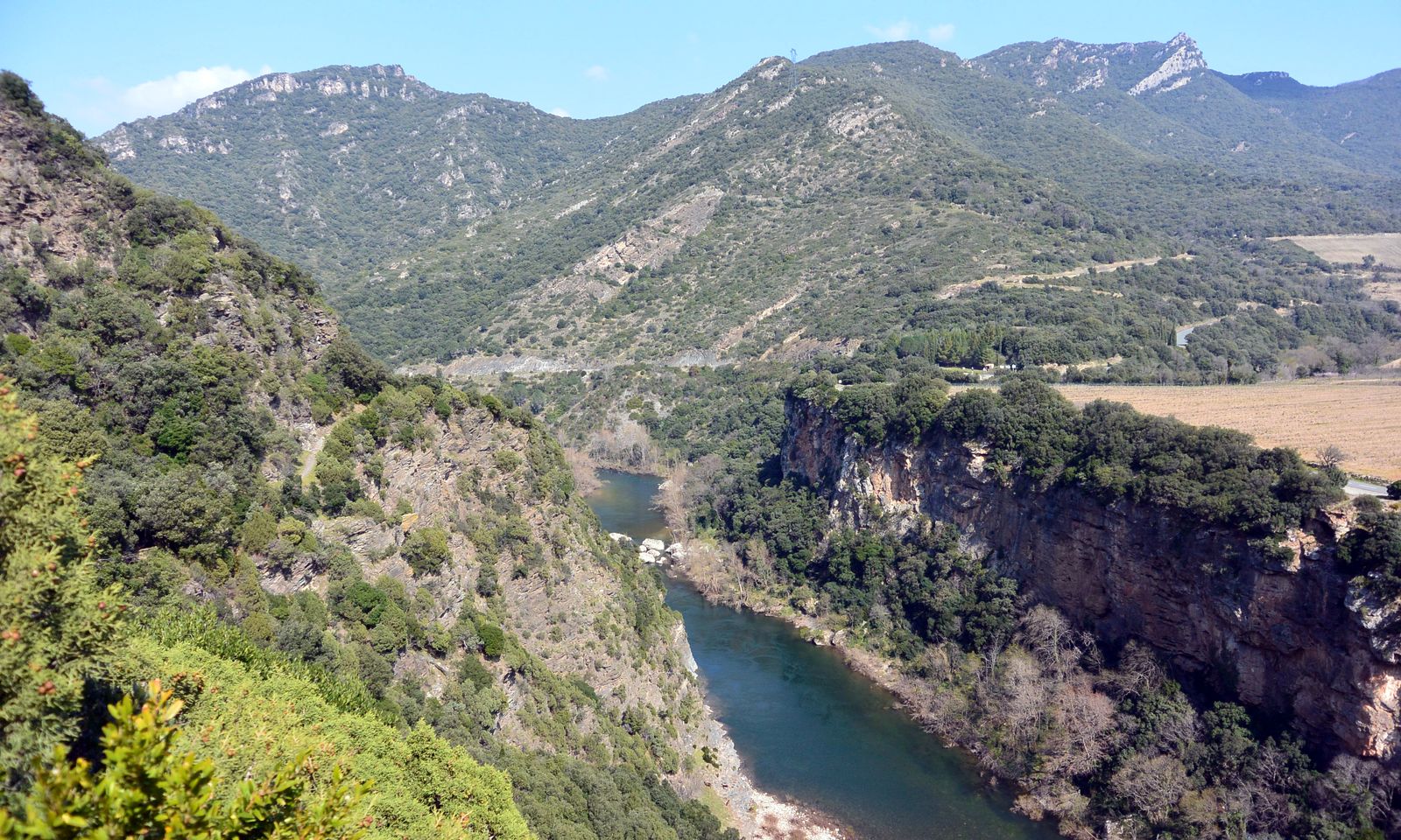 Les Gorges de l'Orb, lors de la rando de l'Ayrolle