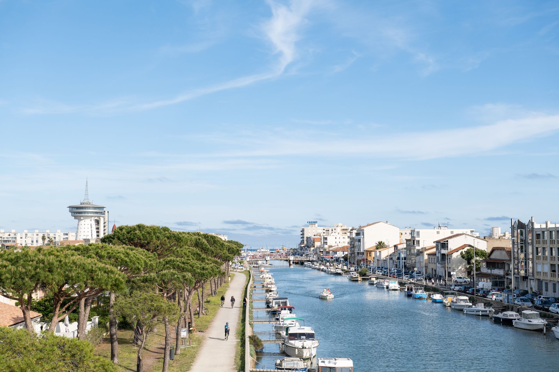 Vue d'ensemble sur Palavas-Les-Flots